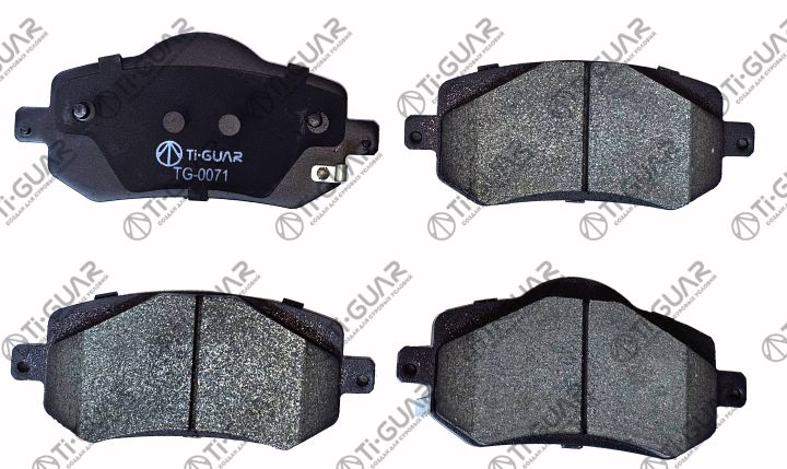 Тормозные колодки TG-0071/PN8032 * Ti·GUAR Тормозные колодки TG-0071/PN8032 * Ti·GUAR